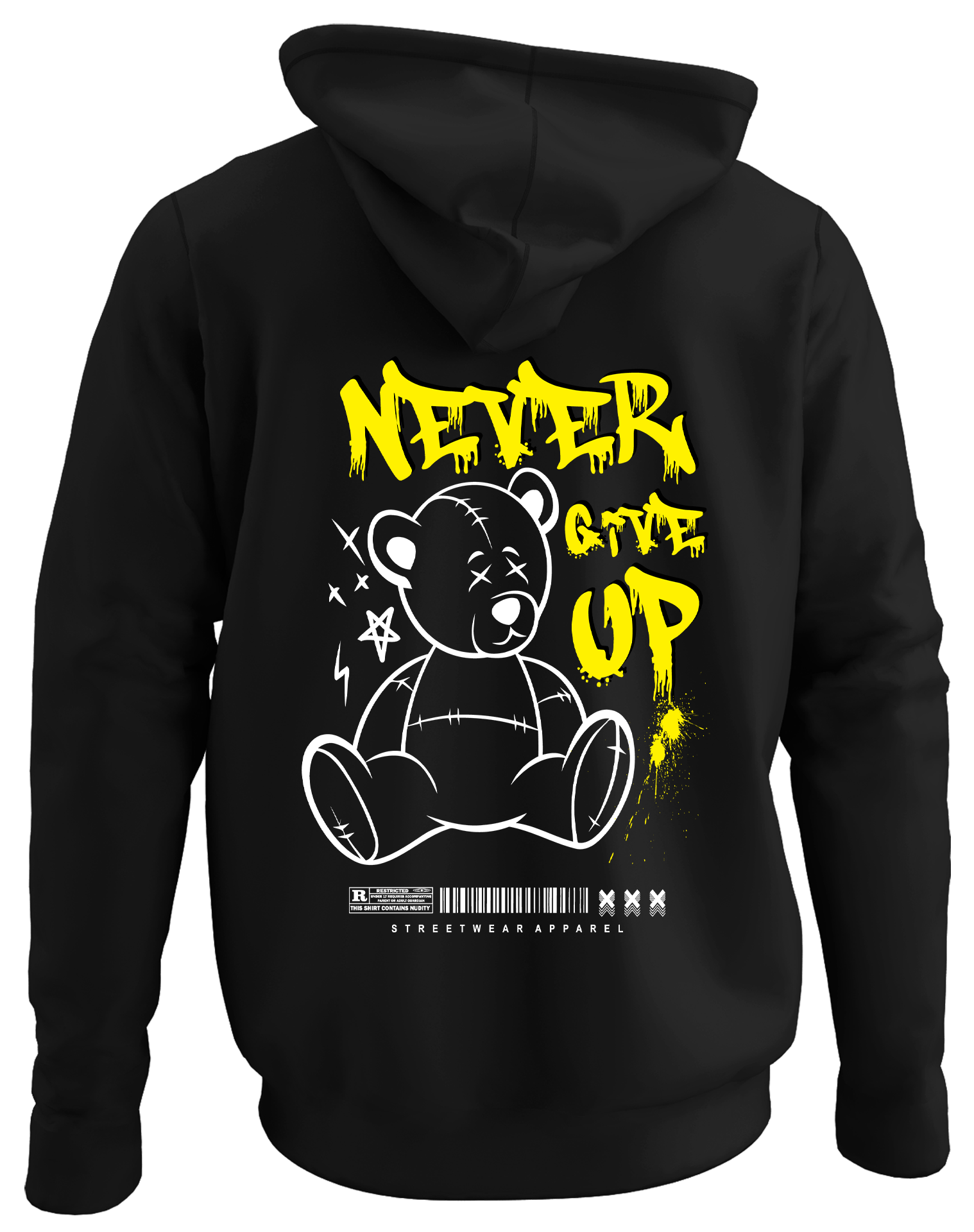 Alfaq Never give up hoodie